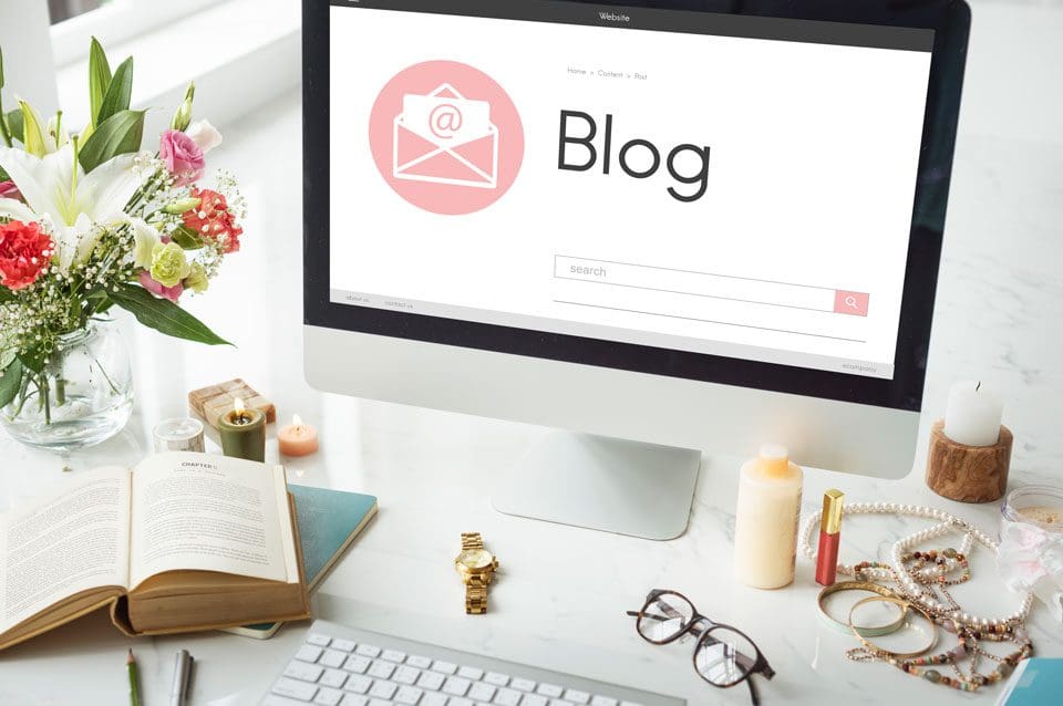 Why you need a blog for your funeral home blog on desktop computer