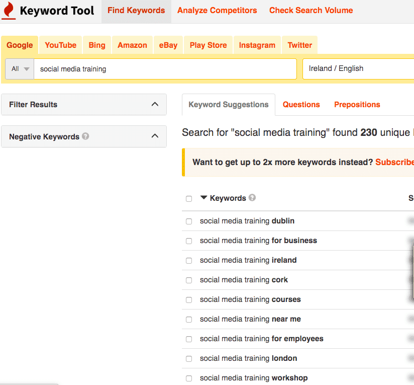 Keywords everywhere tool for google chrome How to find keywords for your business