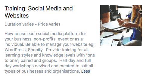 Social media and website training FIT Social Media