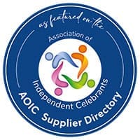 Association of independent Celebrants AOIC logo